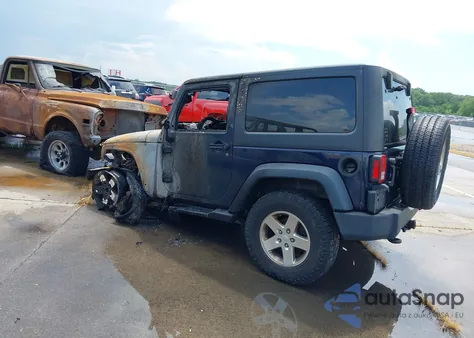 2013 Jeep Wrangler Sport из США, поврежденный, VIN 1C4AJWAG0DL636034